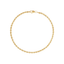 10K Yellow Gold 2.5Mm Glitter Rope Bracelet,7.5" - KARMARKA