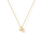 14K Gold Plated Dainty Pear Pendant Necklace for Women | Tear Pendant Necklaces - KARMARKA