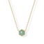 14K Gold Plated Gemstone Pendant Necklace for Women, Dainty Necklaces - KARMARKA