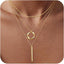 14K Gold Silver Plated Layered Necklaces for Women Trendy - KARMARKA