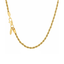 2Mm Gold Rope Chain for Men & Women 24K Real Gold Plated Diamond Cut Gold Necklace for Women & Necklace for Men 14 to 36 Inch | Gold | White Gold (14 Inches, Gold) - KARMARKA