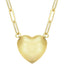 KWWLOTEE Puffy Heart Necklace Female Birthday