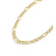 Gold Chain Necklace Collection - 14K Solid Yellow Gold Filled Figaro Chain Necklaces for Women and Men with Different Sizes (2.8Mm, 3.7Mm, 4.7Mm, 5.6Mm)