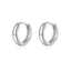 925 Sterling Silver Small Hoop Earrings – Minimalist Huggie Hoops for Women - KARMARKA