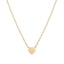 PAVOI 14K Gold Plated Cubic Zirconia Heart Necklace - Cute Dainty Love Pendant Necklaces for Women