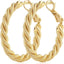 Gold Hoop Earrings for Women 14K Gold Earrings for Women - KARMARKA