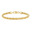 Gold Twisted Rope Chain Bracelet for Men & Women – Elegant Braided Link Bracelet - KARMARKA
