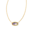 Kendra Scott Elisa Pendant Necklace for Women, Fashion Jewelry, 14K Gold-Plated - KARMARKA