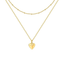 14K Gold Plated Layering Necklace for Women – Cute Motif Pendant Dainty Jewelry