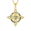 Witches Knot Necklace S925 Sterling Silver Nudo De Bruja Witch Knot Pendant Necklaces Triquetra Protection Jewelry Gifts for Women - KARMARKA