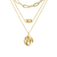 Women'S 3Pcs Gold Minimalist Long Paperclip Link Chain Necklaces with Coin Pendant, Dainty Chain, Minimalist Chic Jewelry, Fashion Chic Accessories, Everyday Wear Jewelry Gift,Sohochic - KARMARKA
