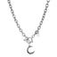 Stainless Steel Toggle Thick Chain with Star Moon Pendant Necklaces Women'S Fashion Jewelry Gift