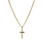 Minimal Cross Necklace - 14K Gold-Plated