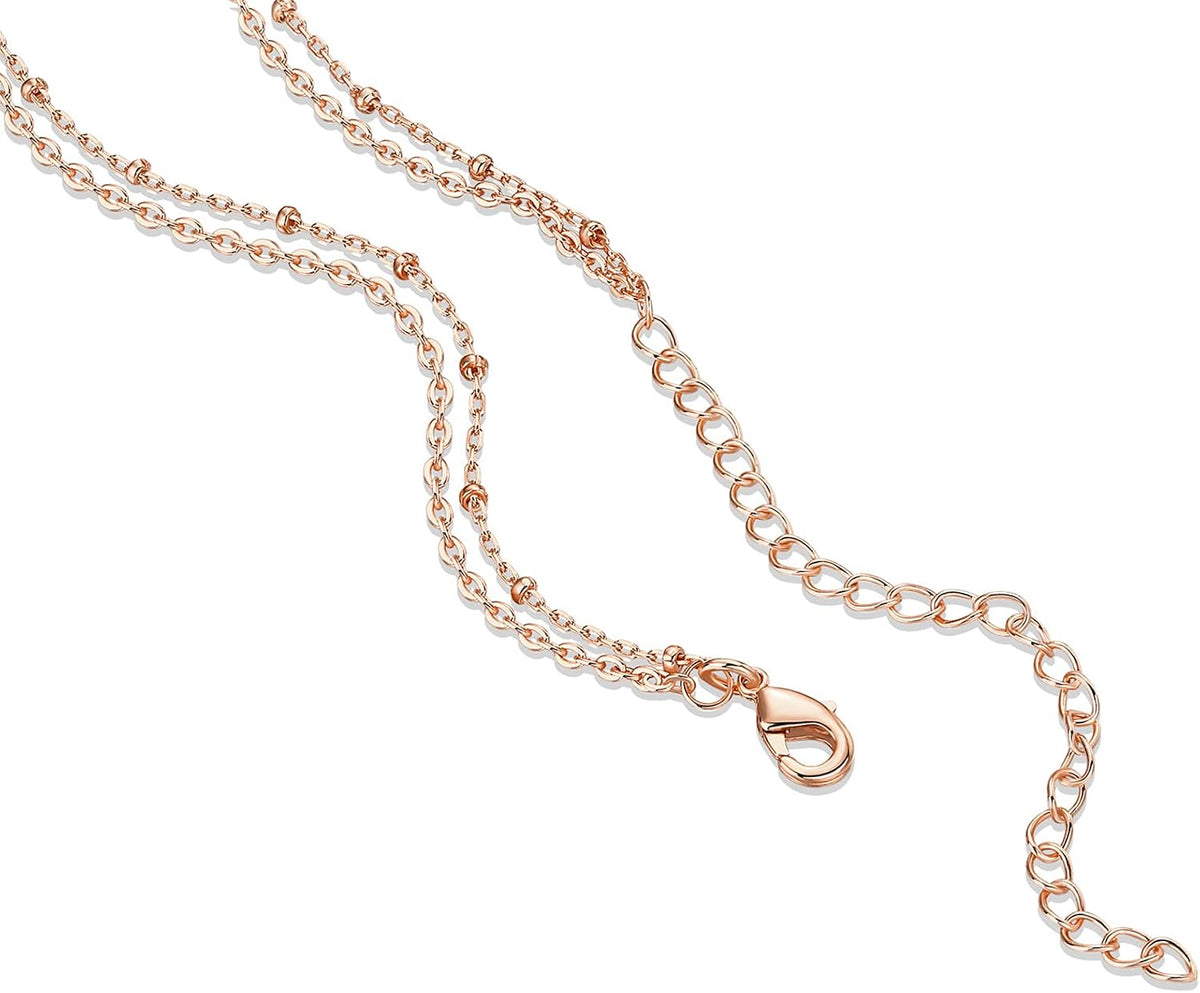 14K Gold Plated Layering Necklaces for Women, Cute Motif Pendants