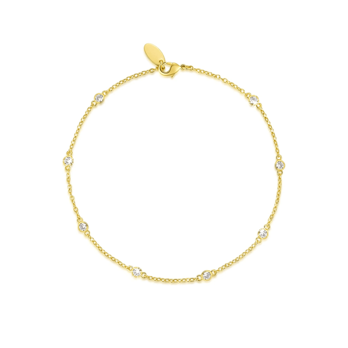 14K Gold Anklets for Women 14K Gold Ankle Bracelets for Women - KARMARKA Main image