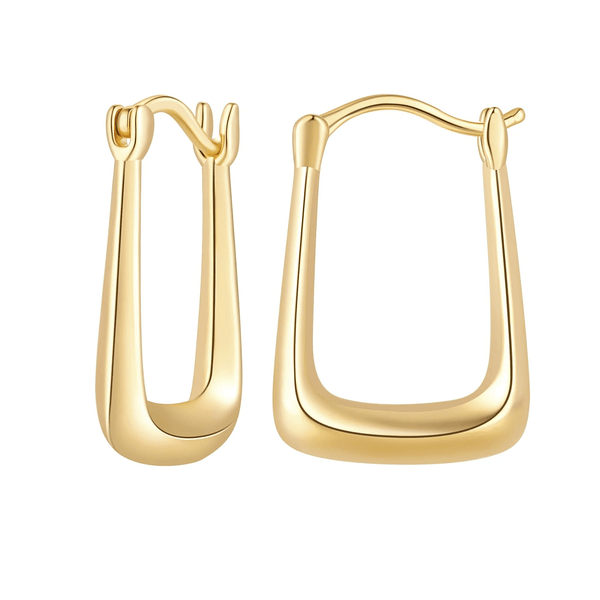 14K Gold Earrings for Women 14K Gold Hoop Earrings for Women 24Mm - KARMARKA