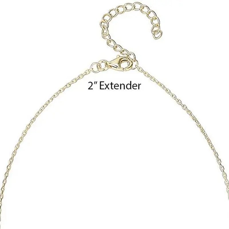 14K Gold Plated Circle CZ Solitaire Necklace for Women – Dainty Elegant Bezel Set Cubic Zirconia Pendant, Minimalist Gold Tone Jewelry, Delicate Gift for Her - KARMARKA