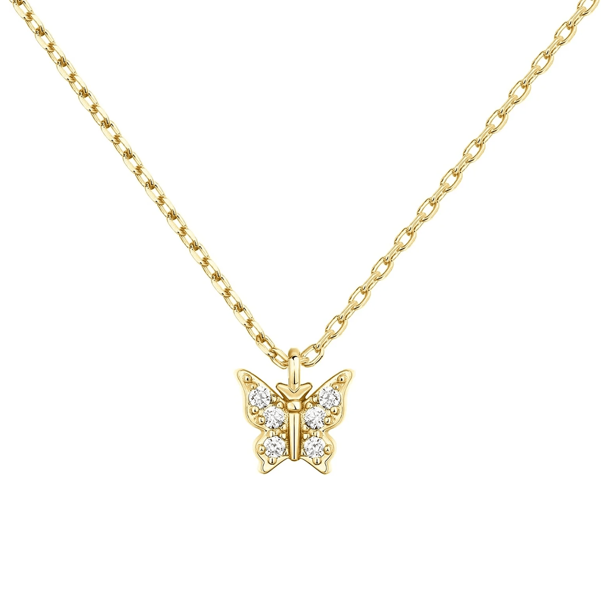 14K Gold Plated Dainty Pendant Necklaces for Women, Motif Charms - KARMARKA Main image