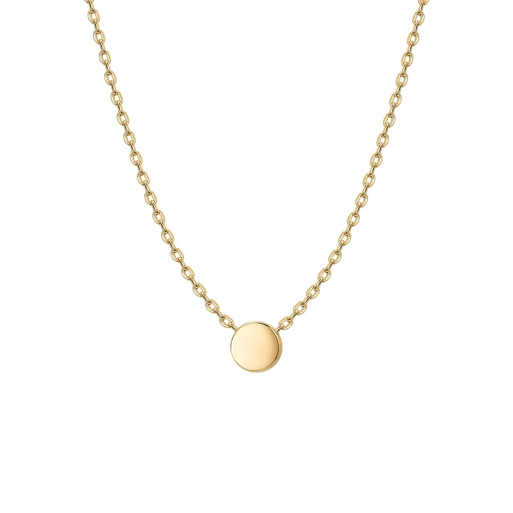 14K Gold Plated Dainty Pendant Necklaces for Women, Motif Charms - KARMARKA