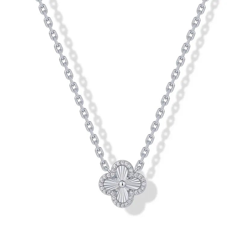 14K Gold Plated Four Leaf Clover Necklace for Women - KARMARKA
