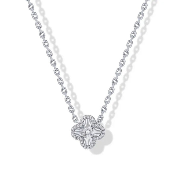 14K Gold Plated Four Leaf Clover Necklace for Women - KARMARKA