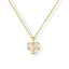 14K Gold Plated Heart Cross Necklace for Women - KARMARKA