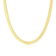 14K Gold Plated Herringbone Necklace for Women – Dainty Snake Chain Choker - KARMARKA