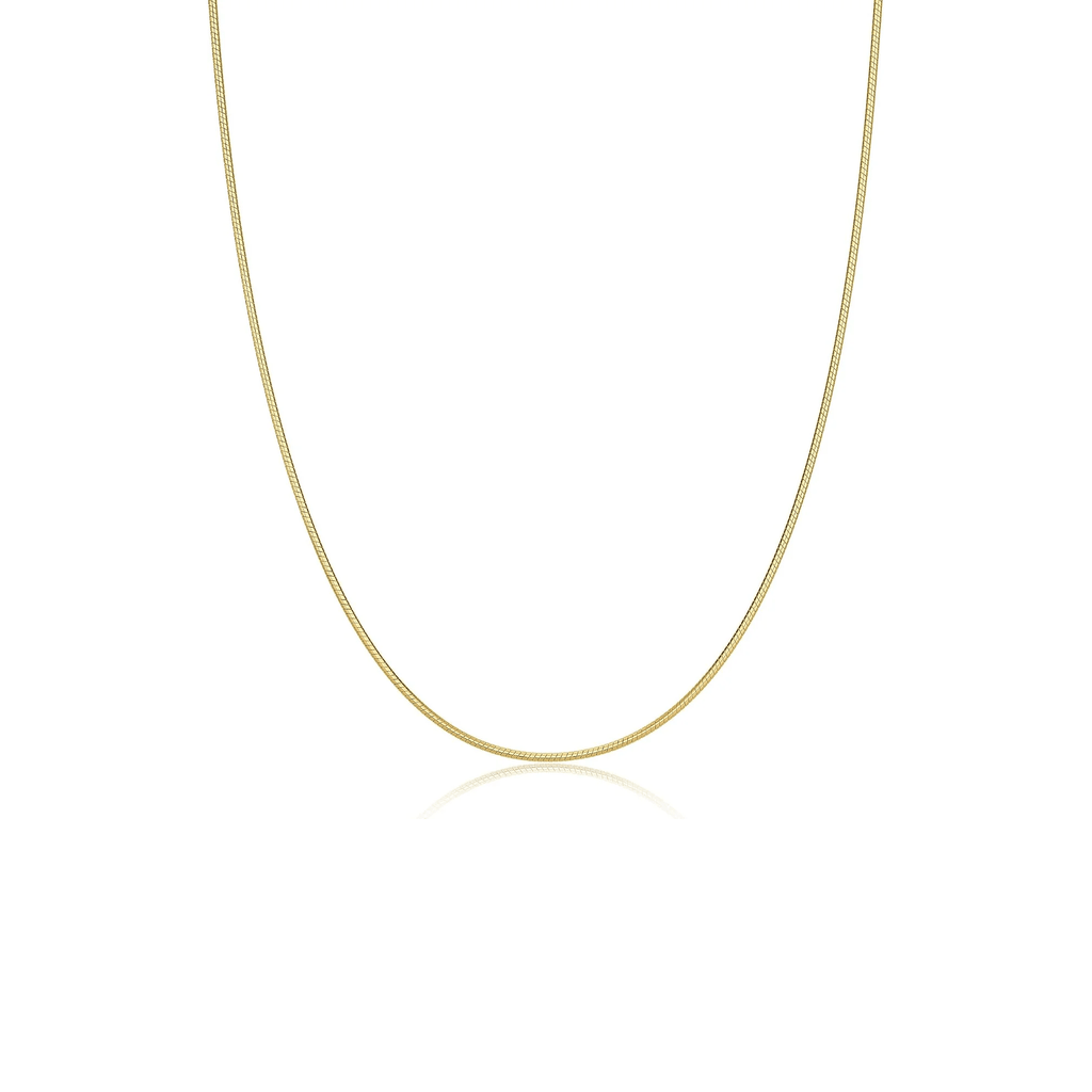 14K Gold Plated Herringbone Necklaces for Women, Dainty Gold Snake Choker Chain Non Tarnish Trendy Simple Thin & Chunky Options Neckalce 1.5/3/5/6/8Mm Chain Jewelry for Gifts - KARMARKA