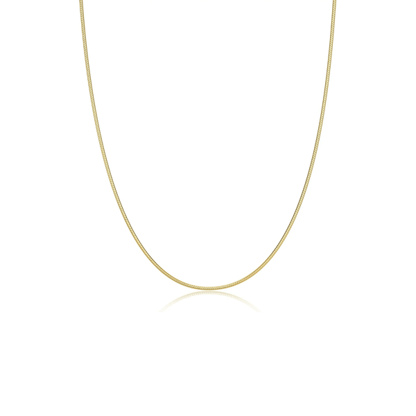 14K Gold Plated Herringbone Necklaces for Women, Dainty Gold Snake Choker Chain Non Tarnish Trendy Simple Thin & Chunky Options Neckalce 1.5/3/5/6/8Mm Chain Jewelry for Gifts - KARMARKA