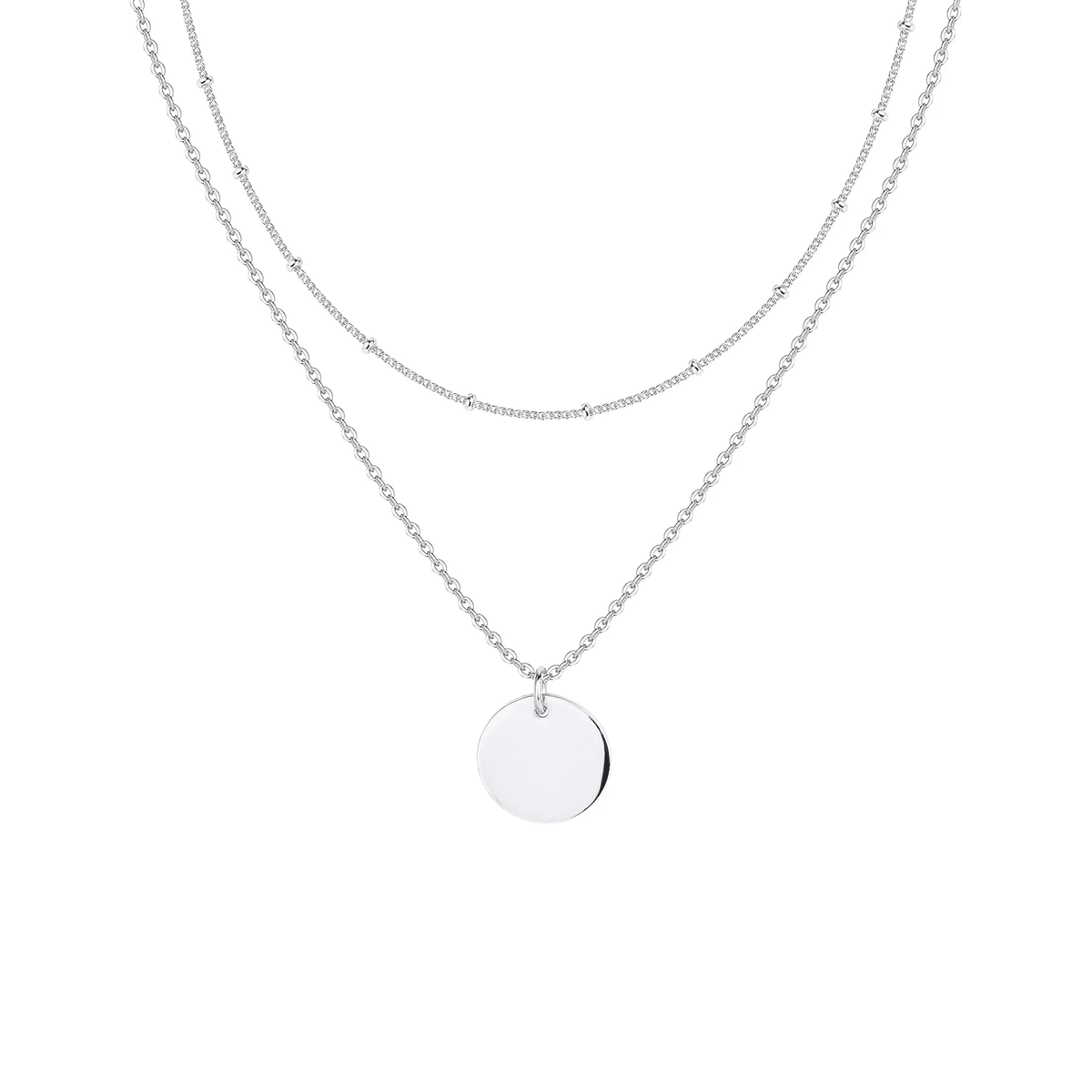 14K Gold-Plated Layered Necklace – Cute Motif Pendant for Women - KARMARKA