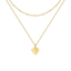 14K Gold Plated Layering Necklace for Women – Cute Motif Pendant Dainty Jewelry - KARMARKA