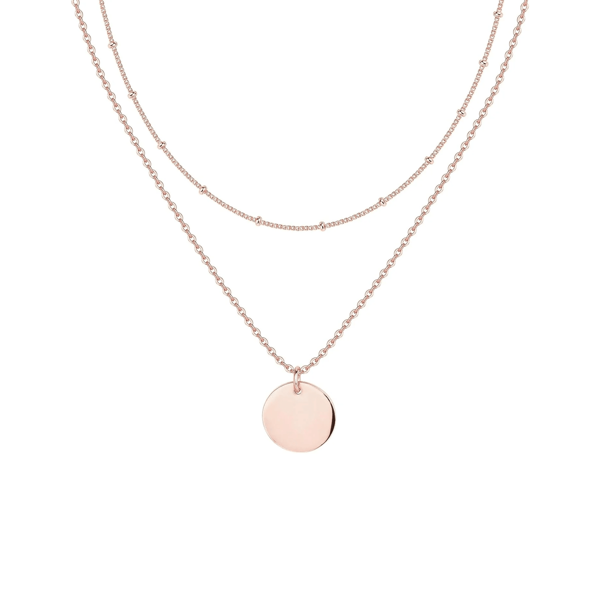 14K Gold Plated Layering Necklaces for Women, Cute Motif Pendants - KARMARKA Main image