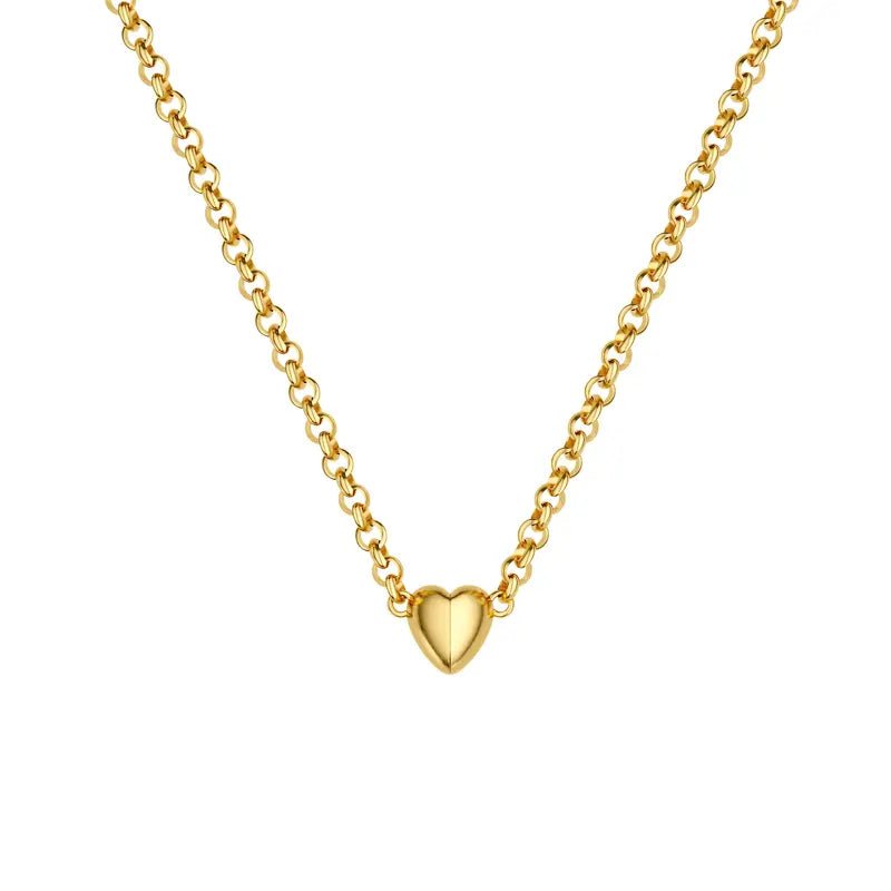 14K Gold Plated Magnetic Heart Necklace for Women - KARMARKA