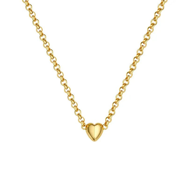 14K Gold Plated Magnetic Heart Necklace for Women - KARMARKA