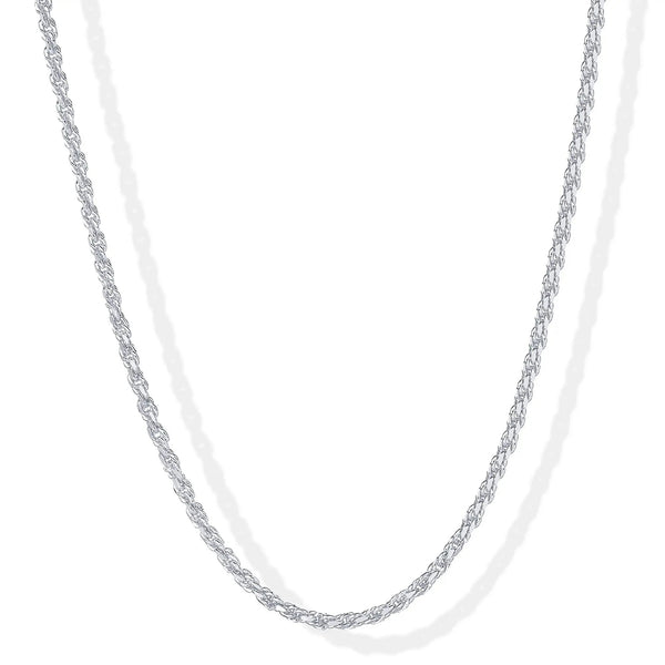 14K Gold Plated Rope Chain Necklace - Chain Necklaces for Women - Plated Gold Necklace for Women - KARMARKA