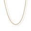 14K Gold Plated Rope Chain Necklace - Chain Necklaces for Women - Plated Gold Necklace for Women - KARMARKA