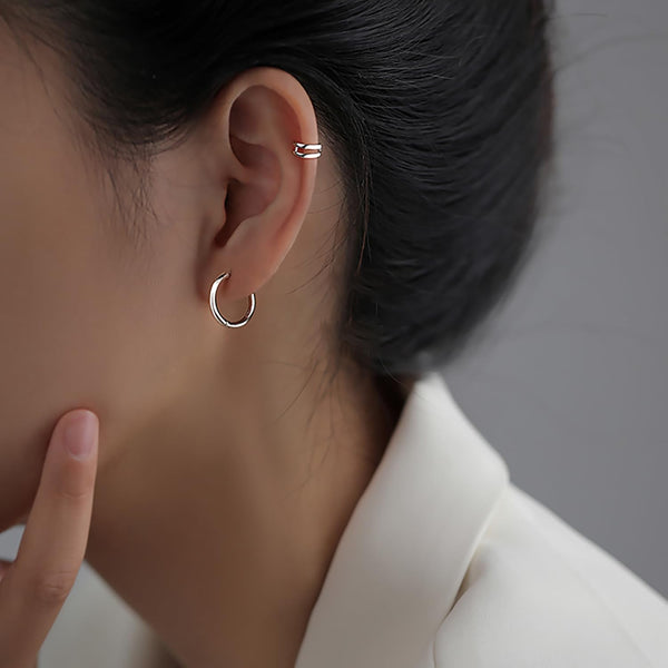 925 Sterling Silver Small round Hoop Earrings for Women Teen Girls Huggie Hoop Earrings Minimalist Hoop Earrings