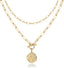 Gold Layered Necklaces for Women, 14K Plated Dainty Pendant Stack