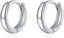 925 Sterling Silver Small round Hoop Earrings for Women Teen Girls Huggie Hoop Earrings Minimalist Hoop Earrings