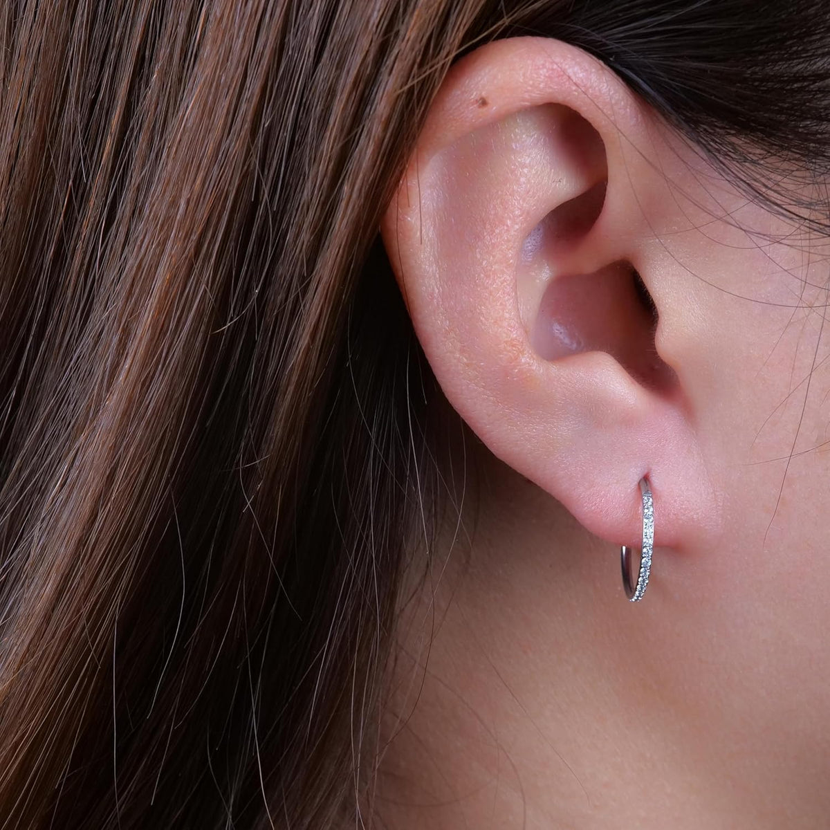 G23 Titanium Slim Huggie Hoop Earrings, Hypoallergenic