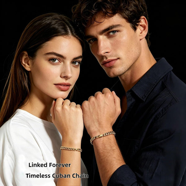 8Mm 14K Gold Cuban Chain Bracelet Miami for Men (7.5/8/8.5In)