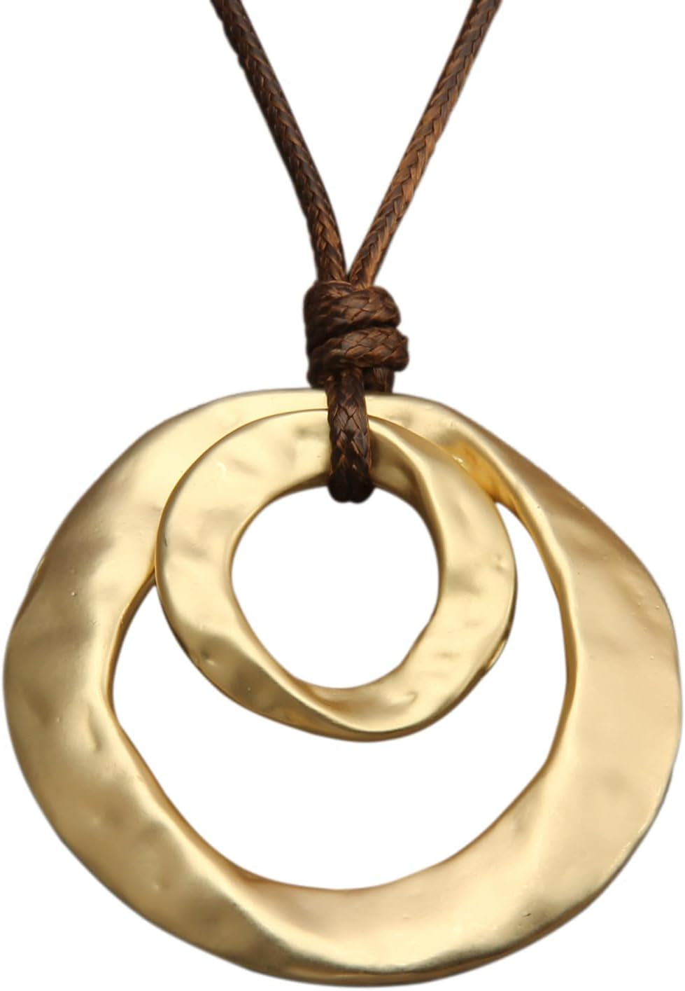 Boho Necklaces for Women Chunky Circle Necklace Bohemian Necklaces