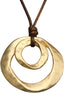 Boho Necklaces for Women Chunky Circle Necklace Bohemian Necklaces