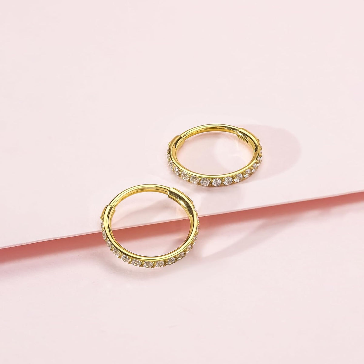G23 Titanium Slim Huggie Hoop Earrings, Hypoallergenic