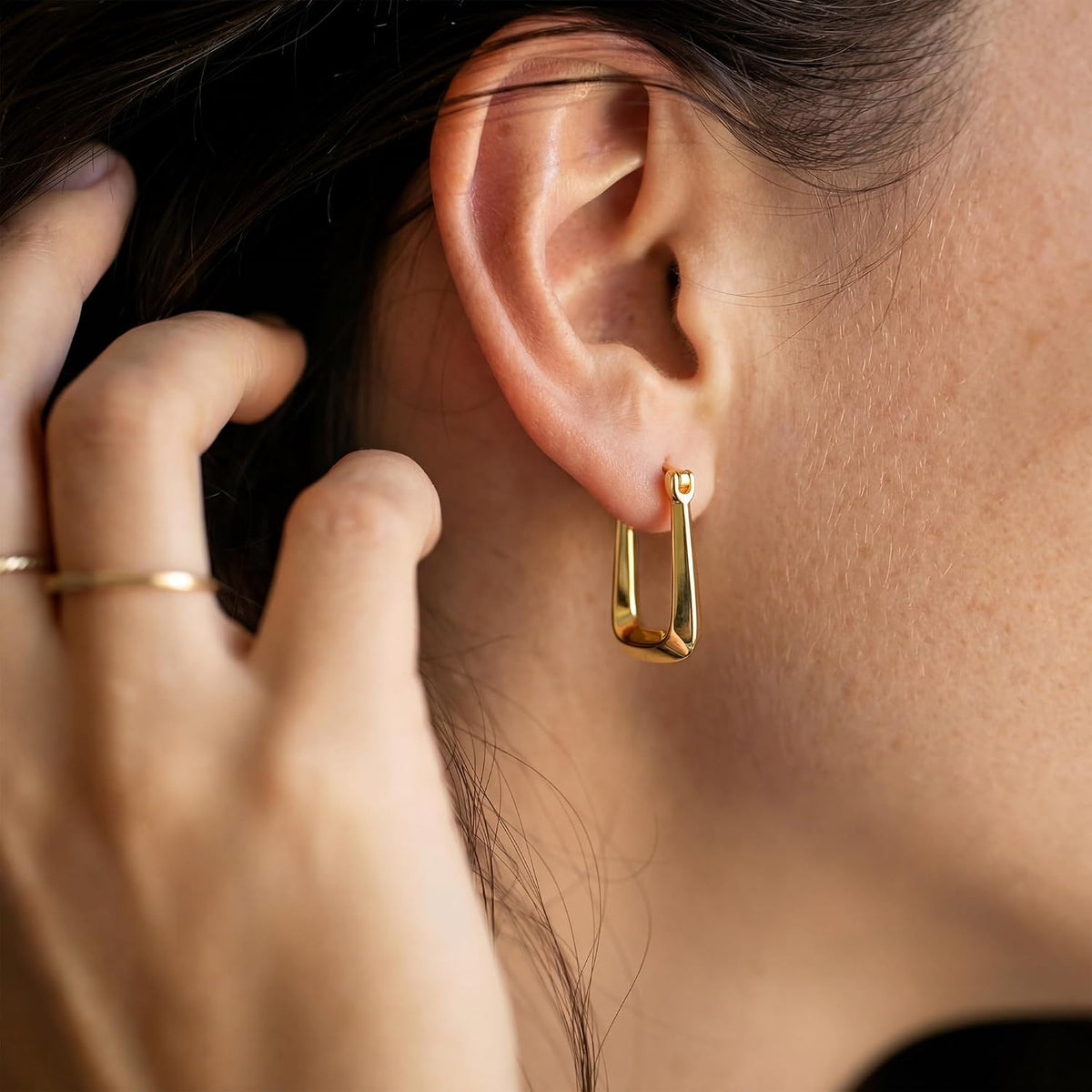 14K Gold Earrings for Women 14K Gold Hoop Earrings for Women 24Mm