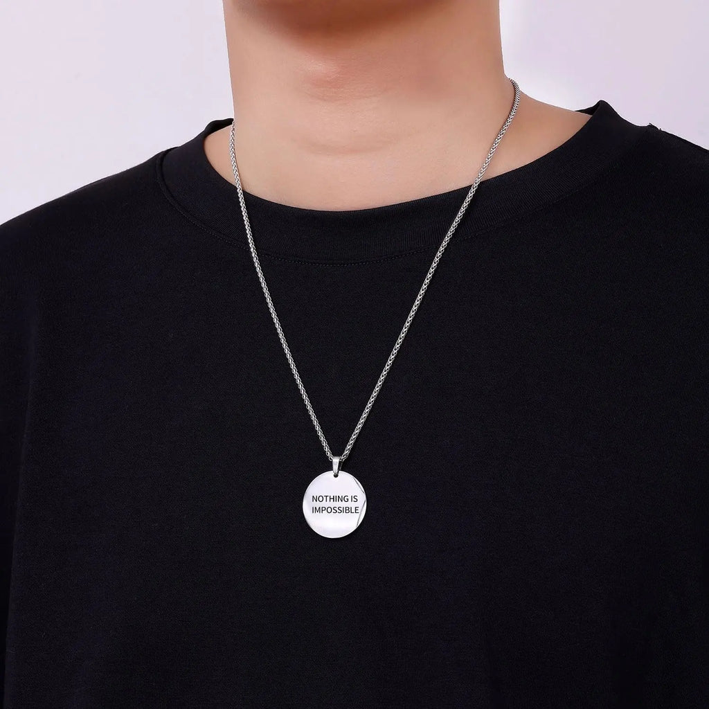 Stainless Steel Wheat Chain for Men, 2.5Mm Mens Chain Necklaces for Men, Boys and Women 16-24 Inch, Christmas Gifts