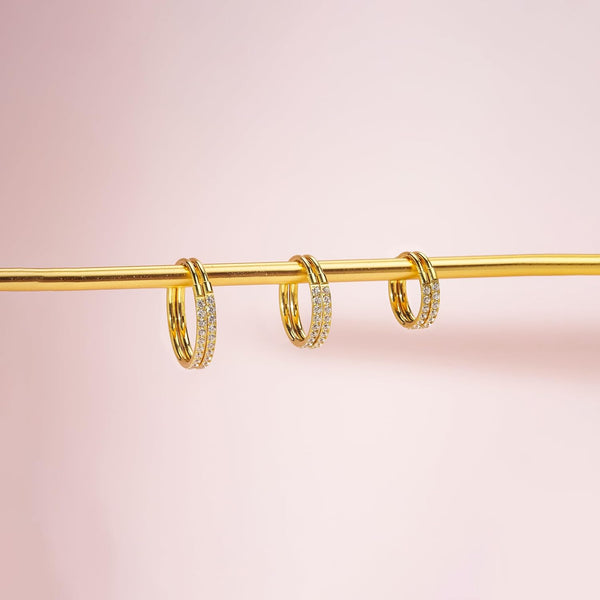 G23 Titanium Slim Huggie Hoop Earrings, Hypoallergenic