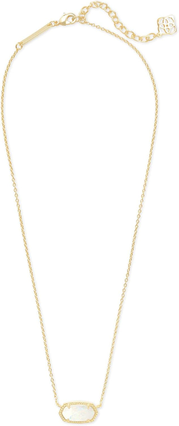 Kendra Scott Elisa Pendant Necklace for Women, Fashion Jewelry, 14K Gold-Plated