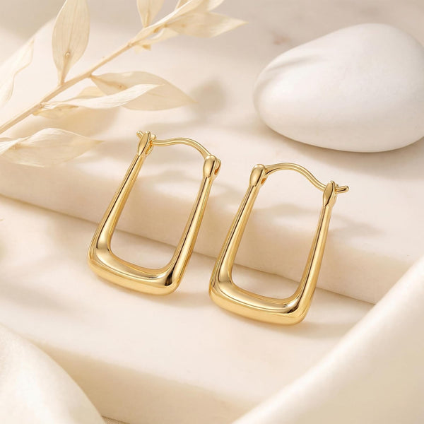 14K Gold Earrings for Women 14K Gold Hoop Earrings for Women 24Mm