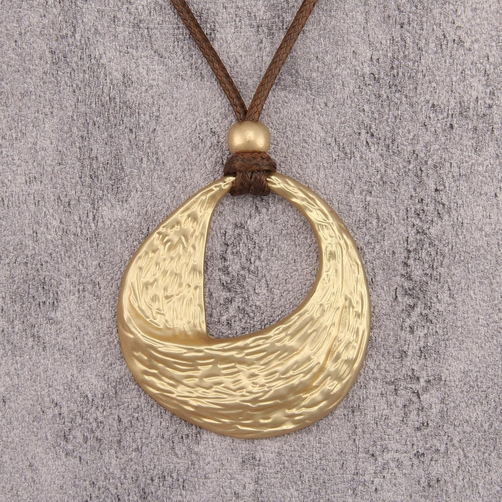 Boho Necklaces for Women Chunky Circle Necklace Bohemian Necklaces